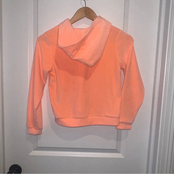 Cozy Neon Orange Hoodie and Sweatpants Set - Picture 4 of 13